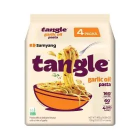 Samyang Tangle نودلز فورية باستا بزيت الثوم