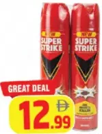 Super Strike قاتل الحشرات أراكس 400 مل
