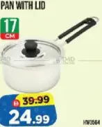 Homeway S/S Sauce Pan With Lid
