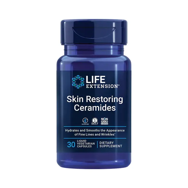 life extension Skin Restoring Ceramides for Wrinkles, 30 Liquid Capsules