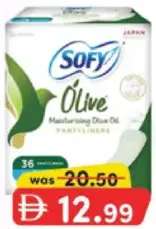 Sofy Olive Panty Liner Long - 36's
