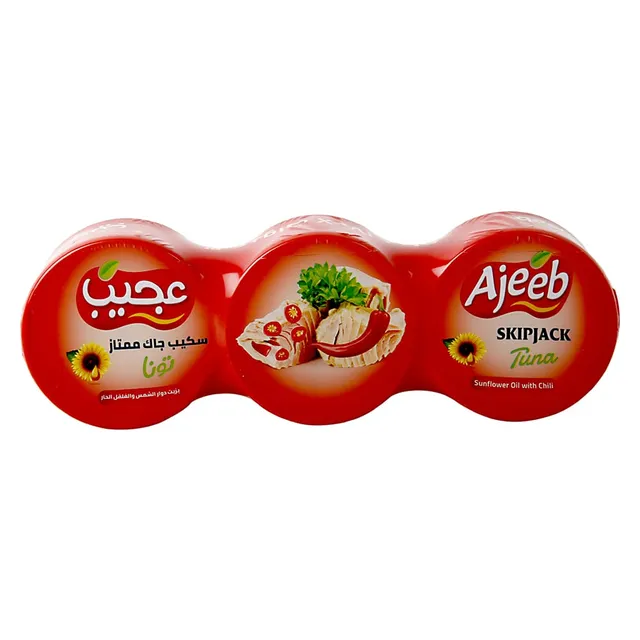 Ajeeb Skipjack In Sunflower Oil Chilli