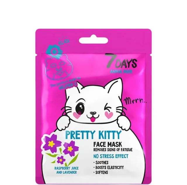 7Days Face Mask Pretty Kitty