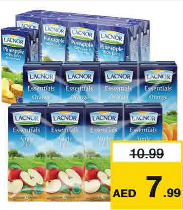 Lacnor لاكنور عصير برتقال/تفاح/أناناس