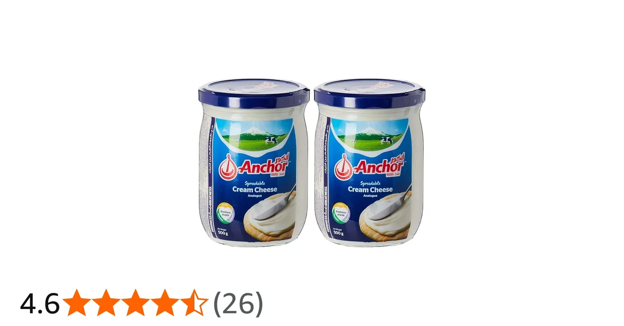 Anchor الروابي جبنة كريم قابلة للدهن