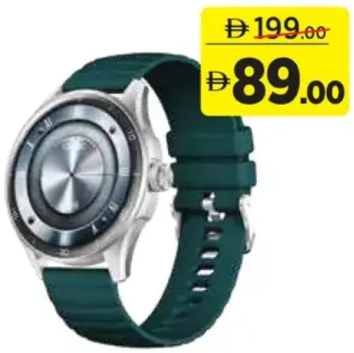 X.Cell Watch 6, Green Silicon Strap