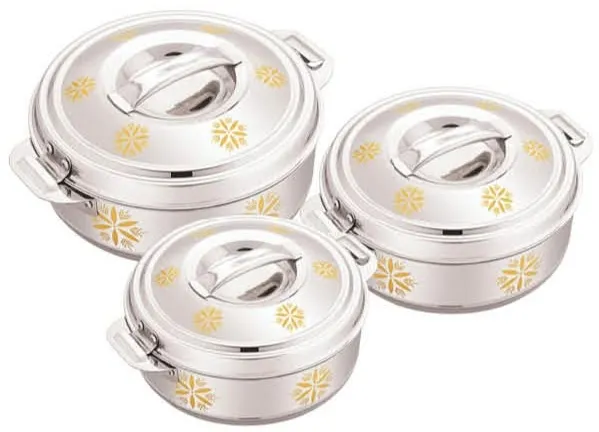 Kitchenmark طقم حافظات طعام ستانلس ستيل aswa كومبو