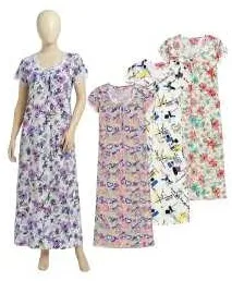 Ladies Long Nighty Assorted