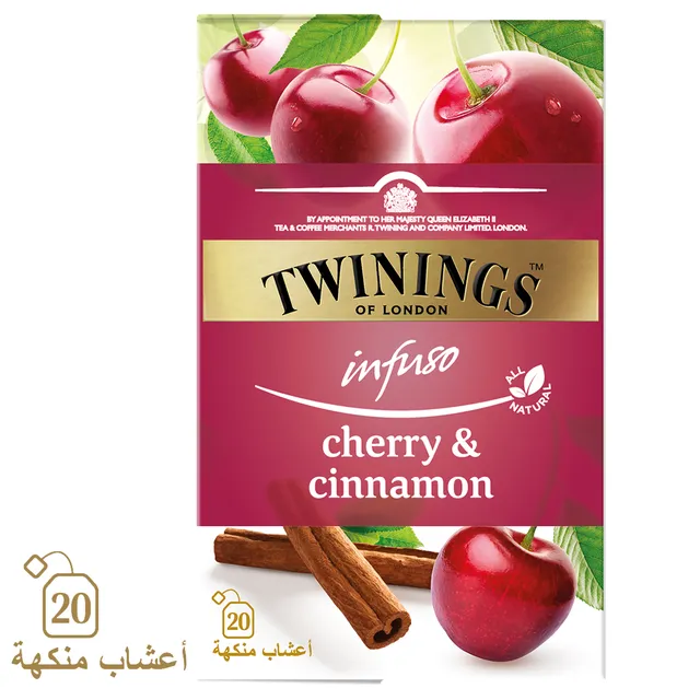 Twinings Infuso Cherry & Cinnamon Tea - 20 Bags