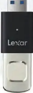 Lexar ذاكرة فلاش JumpDrive ببصمة الإصبع F35 PRO USB 3.2