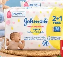 Johnson's Extra Sensitive Baby Wipes