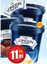 London Dairy Vanitra + Cream Assorted