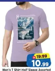 Men's T Shirt Half Sleeve Assorted