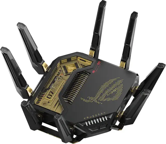 ASUS ROG Rapture 20th Anniversary Edition Gaming Router GT-BE98, Quad-Band WiFi 7