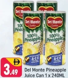 Del Monte علبة عصير أناناس