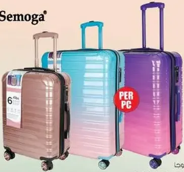 Semoga حقيبة ترولي قابلة للتوسعة من Abs + Pc