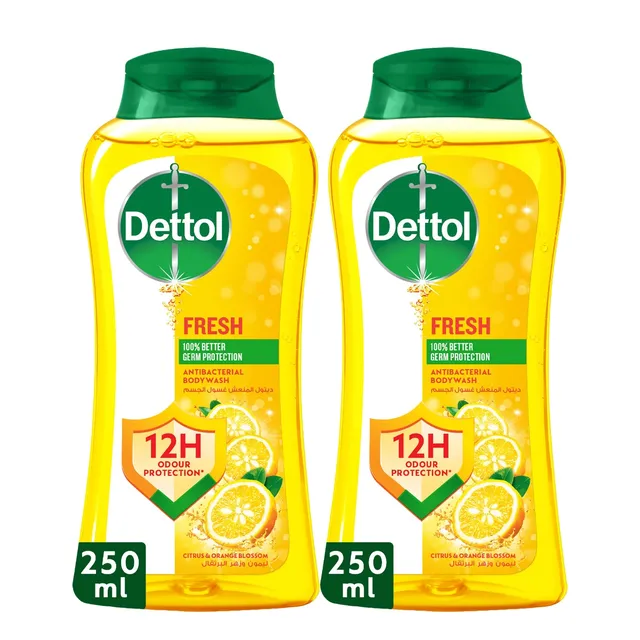 Dettol Fresh Shower Gel & Body Wash Citrus & Orange Blossom Scent