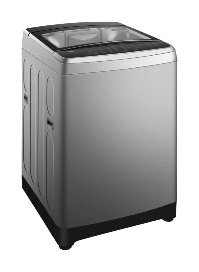 TCL غسالة ملابس تحميل علوي 220 W 220 W F318TLG، فضي
