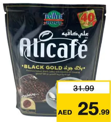 Alicafé Coffee Black Gold 3 In 1