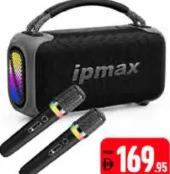 Ipmax مكبر صوت حفلات جيباس