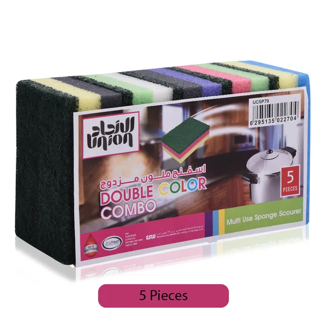 Union Multi Use Sponge Scourer - 5 pcs