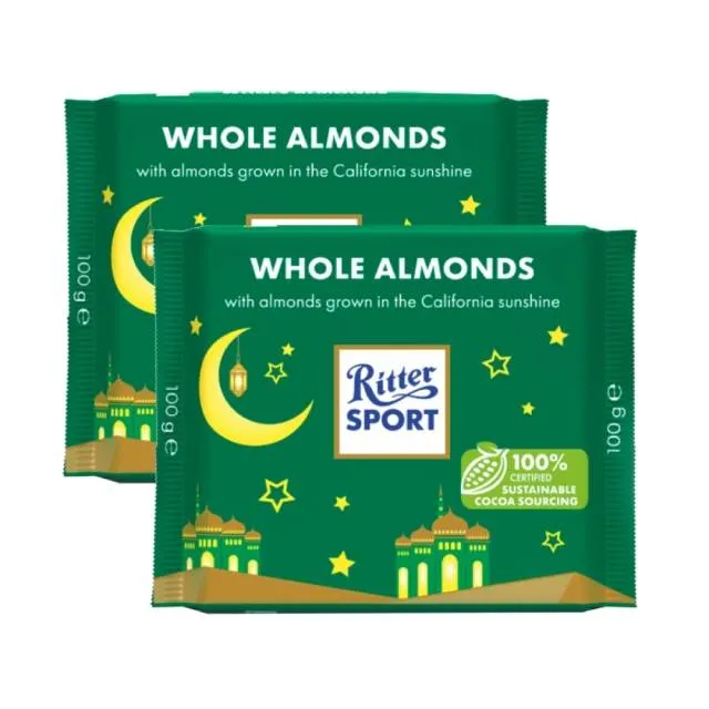 Ritter Sport Chocolate Whole Almonds