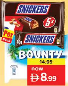 Snickers/Bounty Chocolate