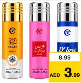 Body Spray Assorted