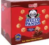 meiji Hello Panda Biscuits With Choco