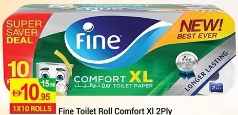 Fine Toilet Roll Comfort Xl 2 Ply