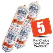 First Choice Beef Mince
