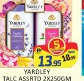 Yardley Talc Assorted