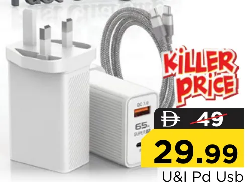 U&i Pd Usb Charger 65W Type C