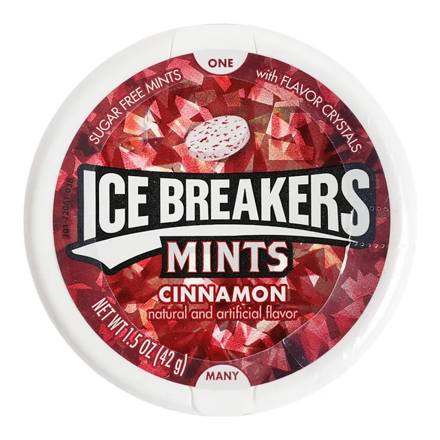Icebreaker Ice Breakers Cinnamon Sugar Free Mint