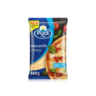Puck جبنة موزاريلا مبشورة