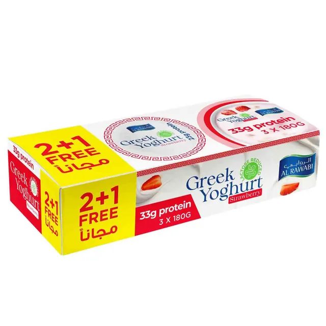 Al Rawabi Greek Yoghurt Strawberry