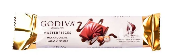 Godiva لوح شوكولاتة حليب بالبندق