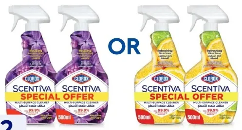 Clorox Scentiva multi surface spray cleaner Lavender