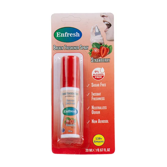 Enfresh Breath Fresher Spray with Strawberry Flavour