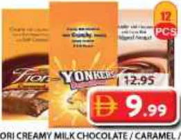 Fiori / Yonker Creamy Milk Chocolate / Caramel / Chocolate