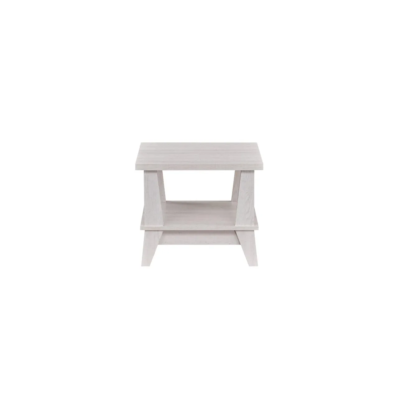Maple Leaf Home طاولة جانبية خشبية، بيج، HW-5023