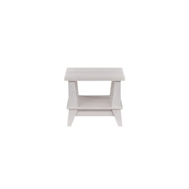Maple Leaf Home Wooden Side Table, Beige, HW-5023
