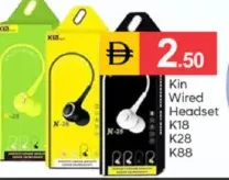 Kin Wired Headset K18/K28/K38