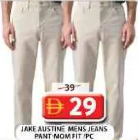 Jake Austine Mens Jeans Pant Mom Fit