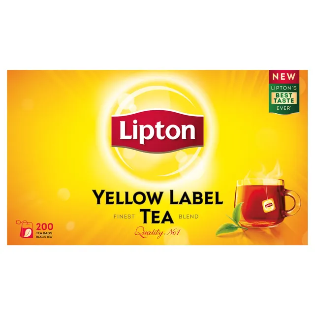 Lipton Tea Bag Yellow Label