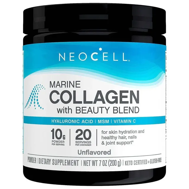 Neocell Marine Collagen Peptides With Hyaluronic Acid + MSM + Vitamin C