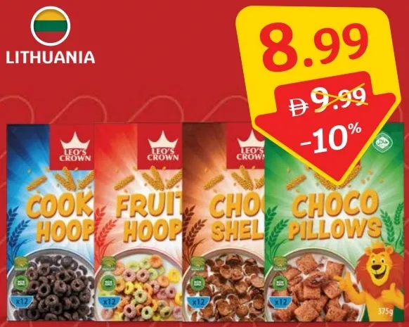 Leo's Crown Cereals Assorted
