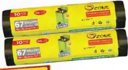 Ozone Hd Black Garbage Roll