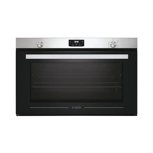 Candy Moderna Built in Gas Oven – Stainless Steel, 4 Cooking Functions, Rotisserie, Class A Energy, Large Capacity