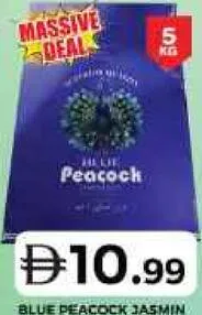 Blue Peacock Jasmin Rice